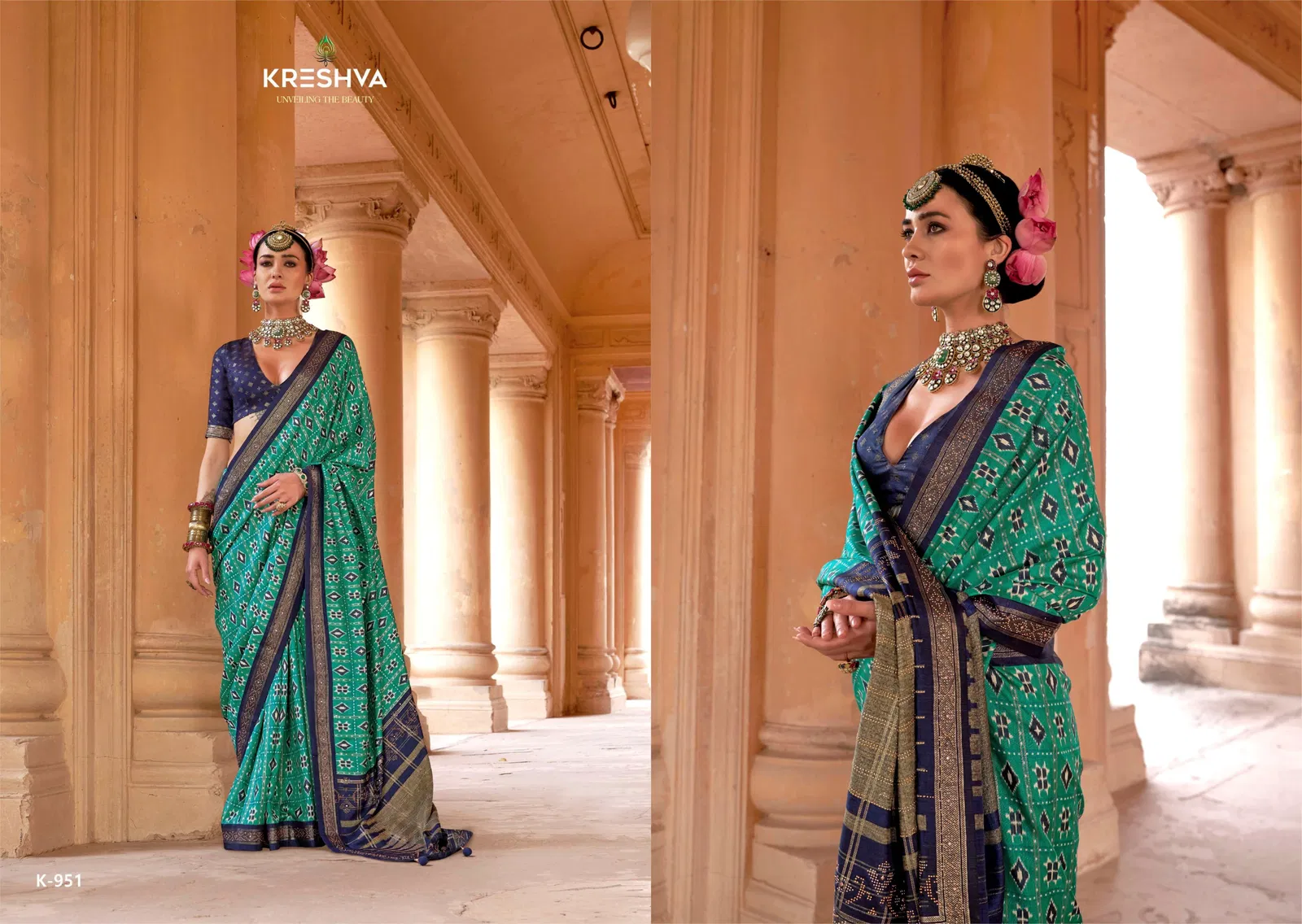 Sundarvan By Kreshva Dani P V Silk Traditional Patola Wholesale Saree In India
